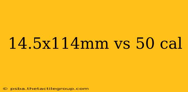 14.5x114mm vs 50 cal