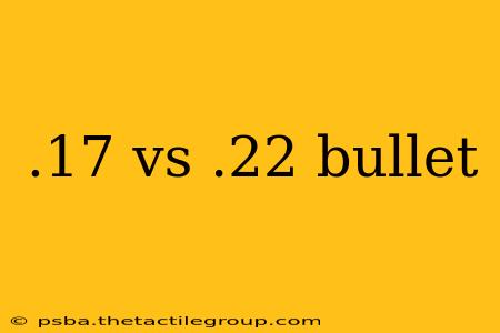 .17 vs .22 bullet