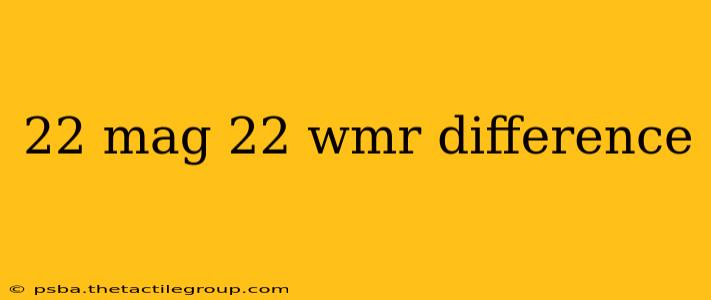 22 mag 22 wmr difference