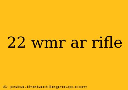 22 wmr ar rifle