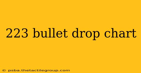 223 bullet drop chart