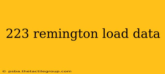 223 remington load data