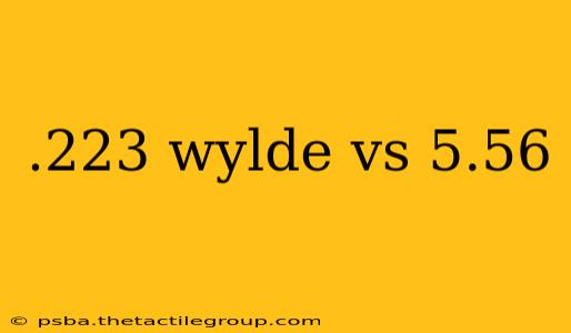 .223 wylde vs 5.56