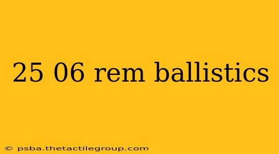 25 06 rem ballistics