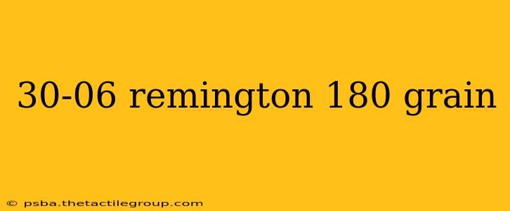 30-06 remington 180 grain