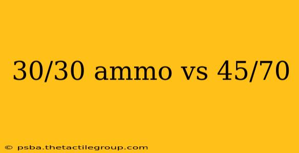 30/30 ammo vs 45/70