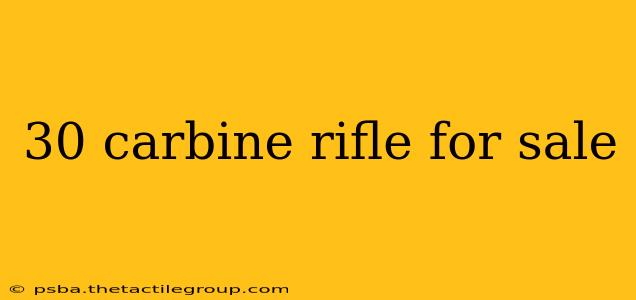 30 carbine rifle for sale