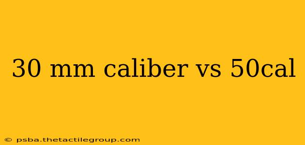 30 mm caliber vs 50cal