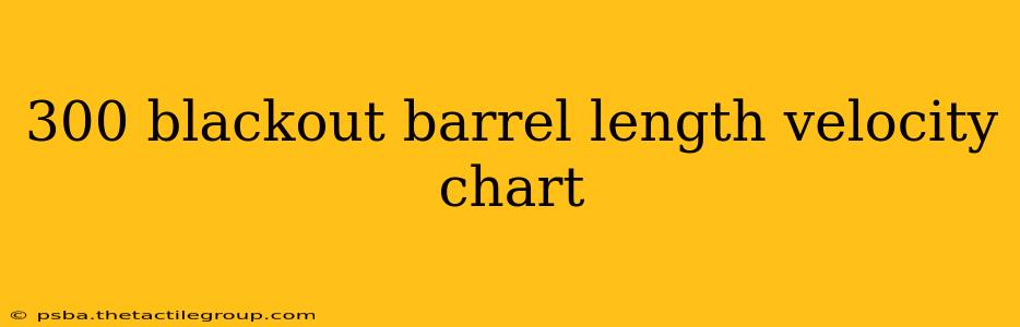 300 blackout barrel length velocity chart