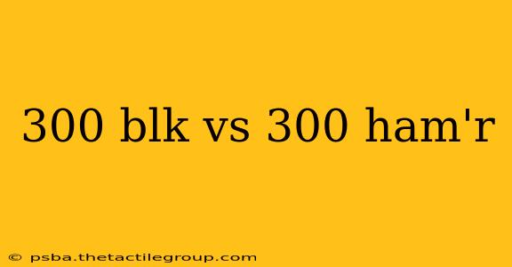 300 blk vs 300 ham'r