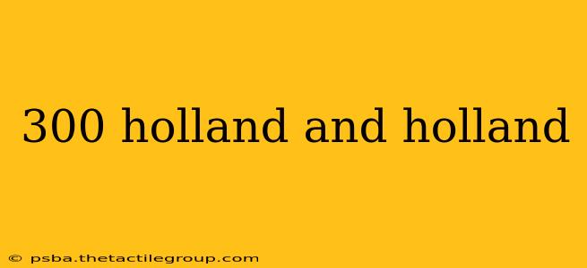 300 holland and holland