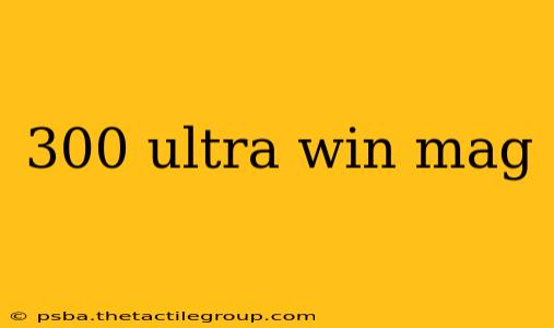 300 ultra win mag