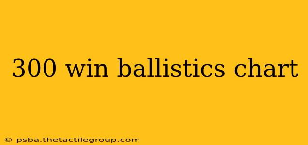 300 win ballistics chart