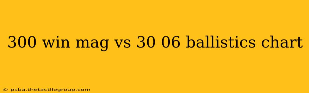 300 win mag vs 30 06 ballistics chart