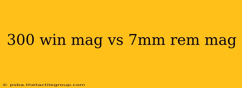 300 win mag vs 7mm rem mag