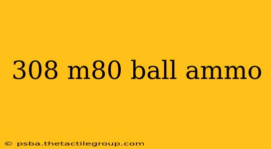 308 m80 ball ammo