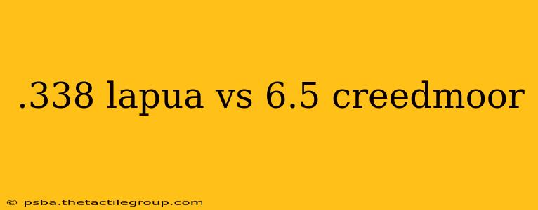 .338 lapua vs 6.5 creedmoor