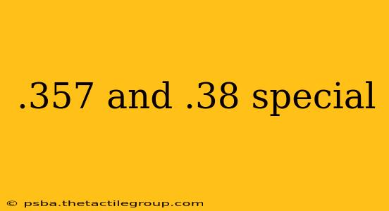 .357 and .38 special