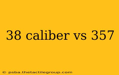 38 caliber vs 357