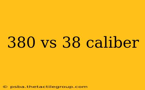 380 vs 38 caliber