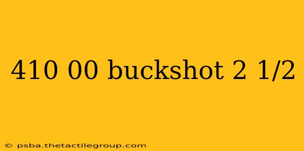 410 00 buckshot 2 1/2