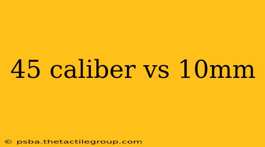 45 caliber vs 10mm