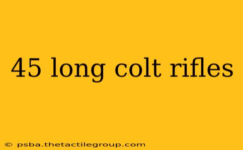 45 long colt rifles