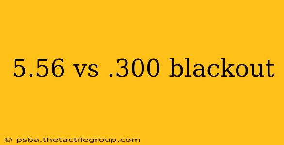 5.56 vs .300 blackout