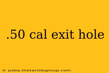 .50 cal exit hole