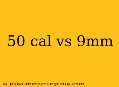 50 cal vs 9mm