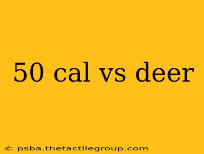 50 cal vs deer