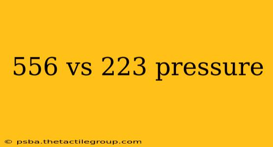 556 vs 223 pressure