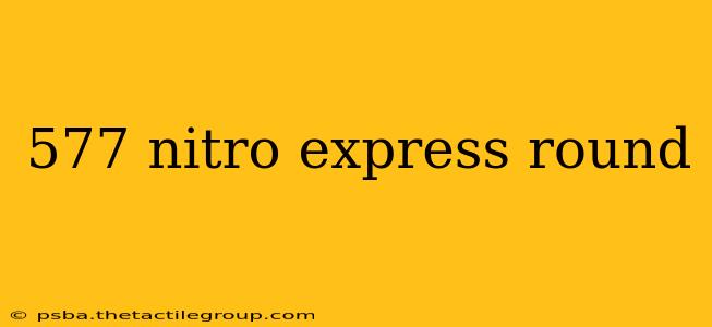 577 nitro express round