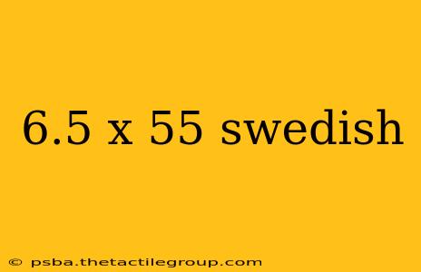 6.5 x 55 swedish