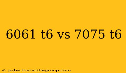 6061 t6 vs 7075 t6