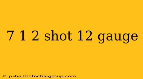 7 1 2 shot 12 gauge