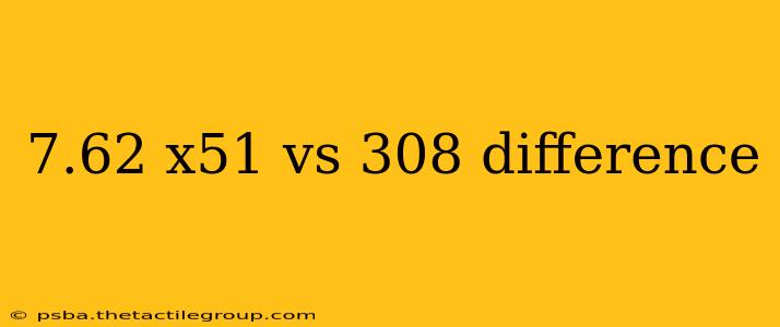 7.62 x51 vs 308 difference