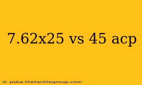 7.62x25 vs 45 acp