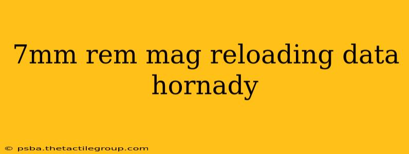 7mm rem mag reloading data hornady