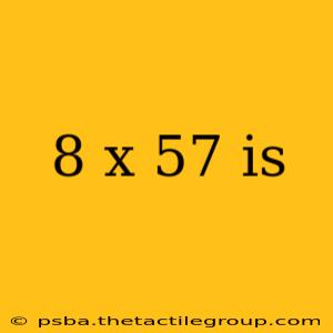 8 x 57 is