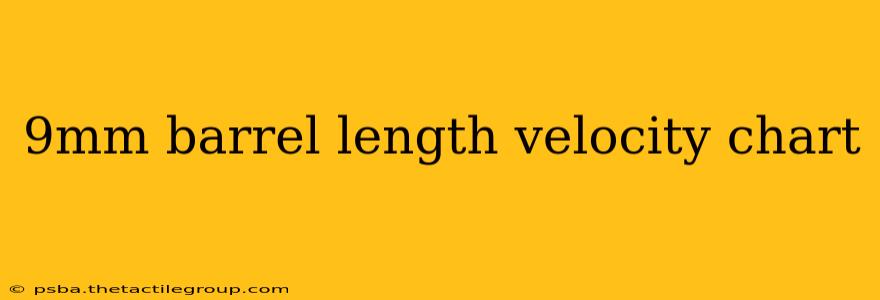 9mm barrel length velocity chart