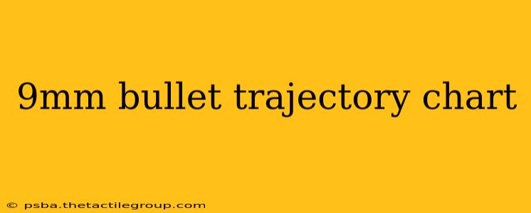 9mm bullet trajectory chart