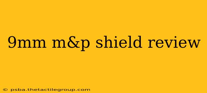 9mm m&p shield review