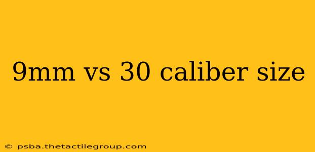 9mm vs 30 caliber size