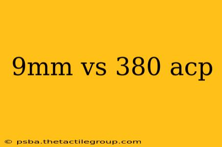 9mm vs 380 acp