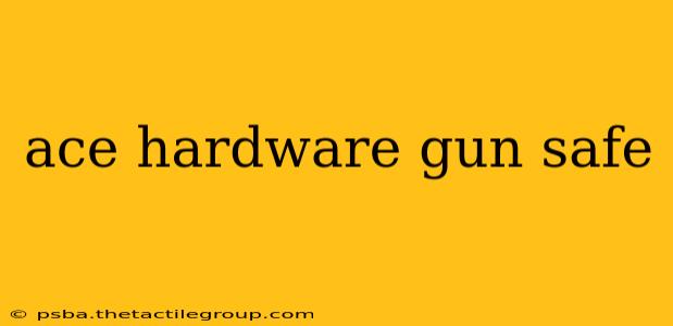 ace hardware gun safe