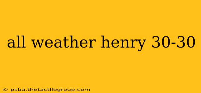 all weather henry 30-30