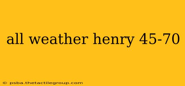 all weather henry 45-70