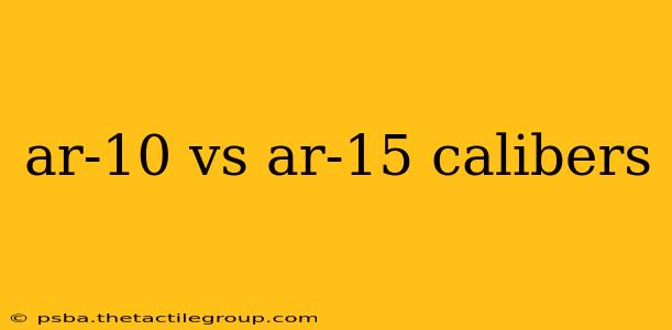 ar-10 vs ar-15 calibers