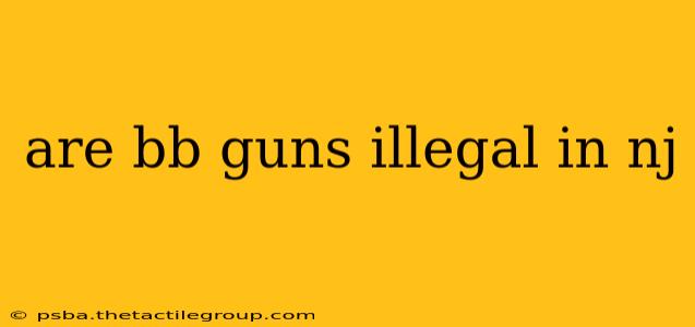 are bb guns illegal in nj